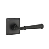 Emtek - Privacy, Quincy Rosette, Merrimack Lever, LH, US19 - Flat Black