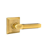 Emtek - Privacy, Quincy Rosette, Milano Lever, LH, US7 - French Antique
