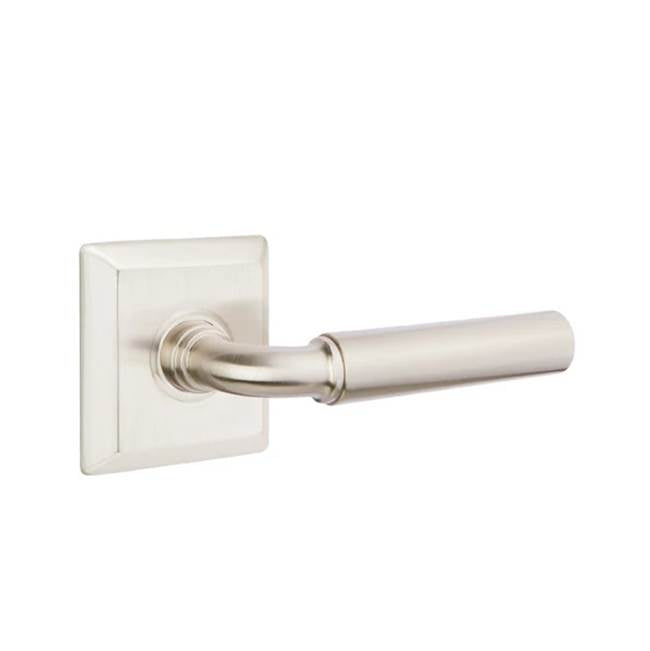 Emtek - Passage, Quincy Rosette, Manning Lever, LH, US15 - Satin Nickel