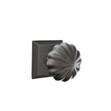 Emtek - Privacy, Quincy Rosette, Melon Knob, US10B - Oil Rubbed Bronze