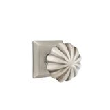 Emtek - Privacy, Quincy Rosette, Melon Knob, US15A - Pewter