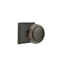 Emtek - Concealed, Privacy, Quincy Rosette, Norwich Knob, US10B - Oil Rubbed Bronze