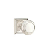 Emtek - Passage, Quincy Rosette, Norwich Knob, US14 - Polished Nickel