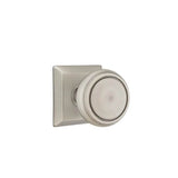 Emtek - Concealed, Privacy, Quincy Rosette, Norwich Knob, US15A - Pewter