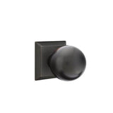 Emtek - Concealed, Privacy, Quincy Rosette, Orb Knob, US10B - Oil Rubbed Bronze