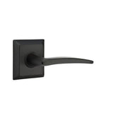 Emtek - Passage, Quincy Rosette, Poseidon Lever, LH, US19 - Flat Black