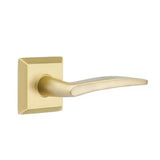 Emtek - Passage, Quincy Rosette, Poseidon Lever, LH, US4 - Satin Brass