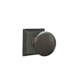 Emtek - Concealed, Passage, Quincy Rosette, Providence Knob, US10B - Oil Rubbed Bronze