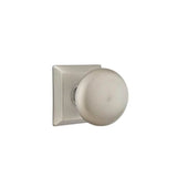 Emtek - Privacy, Quincy Rosette, Providence Knob, US15A - Pewter