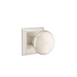 Emtek - Concealed, Passage, Quincy Rosette, Providence Knob, US15 - Satin Nickel