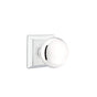 Emtek - Concealed, Privacy, Quincy Rosette, Providence Knob, US26 - Polished Chrome