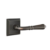 Emtek - Passage, Quincy Rosette, Turino Lever, LH, US10B - Oil Rubbed Bronze