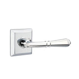 Emtek - Passage, Quincy Rosette, Turino Lever, LH, US26 - Polished Chrome