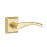 Emtek - Privacy, Quincy Rosette, Triton Lever, LH, US4 - Satin Brass