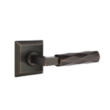 Emtek - Privacy, Quincy Rosette US10B, L-Square Stem US10B, Tribeca Handle US10B LH - Oil Rubbed Bronze