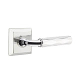 Emtek - Privacy, Quincy Rosette US26, R-Bar Stem US26, Tribeca Handle US26 LH - Polished Chrome