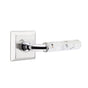 Emtek - Select Passage, Quincy Rosette US26, R-Bar Stem US26, Light Terrazzo Handle, RH - Polished Chrome