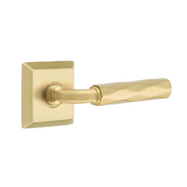 Emtek - Dummy, Quincy Rosette US4, R-Bar Stem US4, Tribeca Handle US4 - Satin Brass