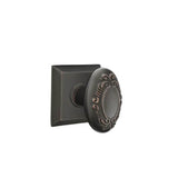 Emtek - Concealed, Privacy, Quincy Rosette, Victoria Knob, US10B - Oil Rubbed Bronze