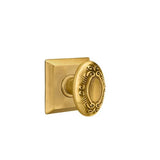 Emtek - Concealed, Privacy, Quincy Rosette, Victoria Knob, US7 - French Antique