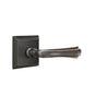 Emtek - Privacy, Quincy Rosette, Wembley Lever, LH, US10B - Oil Rubbed Bronze