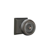 Emtek - Passage, Quincy Rosette, Waverly Knob, US10B - Oil Rubbed Bronze
