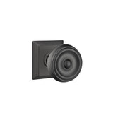 Emtek - Passage, Quincy Rosette, Waverly Knob, US19 - Flat Black
