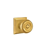 Emtek - Concealed, Passage, Quincy Rosette, Waverly Knob, US7 - French Antique