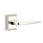 Emtek - Privacy, Wilshire Rosette, Athena Lever, RH, US14 - Polished Nickel