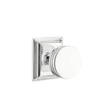 Emtek - Dummy, Wilshire Rosette, Bern Knob, US26 - Polished Chrome