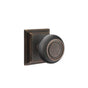 Emtek - Concealed, Passage, Wilshire Rosette, Belmont Knob, US10B - Oil Rubbed Bronze