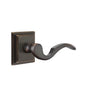 Emtek - Privacy, Wilshire Rosette, Cortina Lever, RH, US10B - Oil Rubbed Bronze