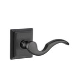 Emtek - Passage, Wilshire Rosette, Cortina Lever, LH, US19 - Flat Black