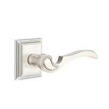Emtek - Passage, Wilshire Rosette, Coventry Lever, LH, US15 - Satin Nickel