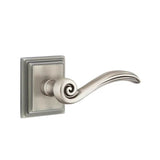 Emtek - Concealed, Privacy, Wilshire Rosette, Elan Lever, US15A - Pewter