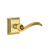 Emtek - Passage, Wilshire Rosette, Elan Lever, RH, US7 - French Antique