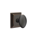 Emtek - Passage, Wilshire Rosette, Egg Knob, US10B - Oil Rubbed Bronze