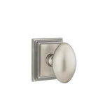 Emtek - Passage, Wilshire Rosette, Egg Knob, US15A - Pewter