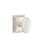 Emtek - Passage, Wilshire Rosette, Egg Knob, US15 - Satin Nickel