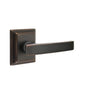 Emtek - Passage, Wilshire Rosette, Geneva Lever, LH, US10B - Oil Rubbed Bronze