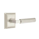 Emtek - Passage, Wilshire Rosette, Hercules Lever, RH, US15 - Satin Nickel