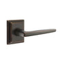 Emtek - Passage, Wilshire Rosette, Hermes Lever, LH, US10B - Oil Rubbed Bronze