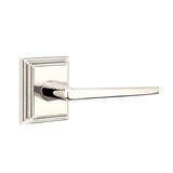 Emtek - Dummy, Wilshire Rosette, Hermes Lever, US14 - Polished Nickel