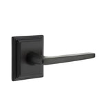 Emtek - Passage, Wilshire Rosette, Hermes Lever, LH, US19 - Flat Black