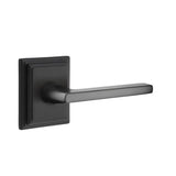 Emtek - Concealed, Passage, Wilshire Rosette, Helios Lever, US19 - Flat Black