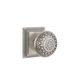 Emtek - Passage, Wilshire Rosette, Lancaster Knob, US15A - Pewter