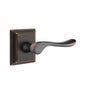 Emtek - Privacy, Wilshire Rosette, Luzern Lever, RH, US10B - Oil Rubbed Bronze