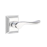 Emtek - Dummy, Wilshire Rosette, Luzern Lever, US26 - Polished Chrome