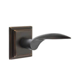 Emtek - Concealed, Privacy, Wilshire Rosette, Mercury Lever, US10B - Oil Rubbed Bronze