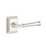 Emtek - Passage, Wilshire Rosette, Merrimack Lever, RH, US15 - Satin Nickel